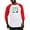 Red/White, variant on CafePress - Ohio Turnpike Baseball Jersey - Cotton Baseball Jersey, 3/4 Raglan Sleeve Shirt