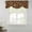 brown, variant on Coffee Theme Tie Up Valance Curtains for Windows, Kitchen Curtains Window Treatments, Funny Brown Vintage Beans Latte Tea Cup Short Window Shades Valances for Bedroom Bathroom Cafe 42"x18"