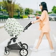thumbnail image 2 of Sweet Jojo Designs Cactus Floral Pink Green and White Multi Use Baby Car Seat and Nursing Cover, 2 of 6