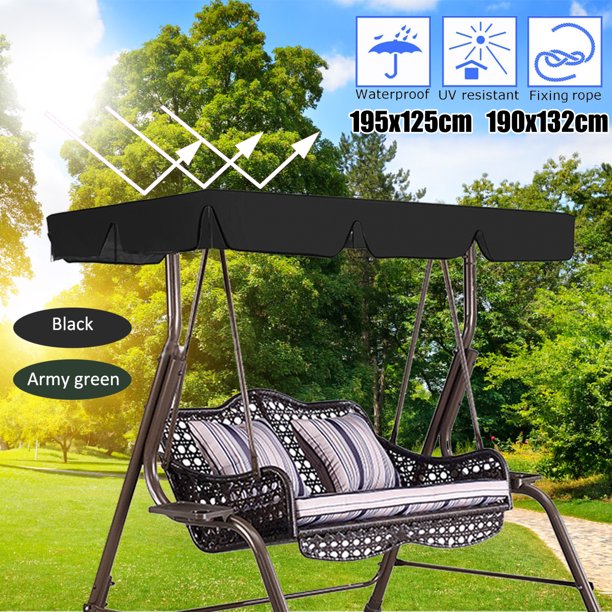 2-3 Seater Patio Outdoor UV Blocking, Waterproof Swing ...