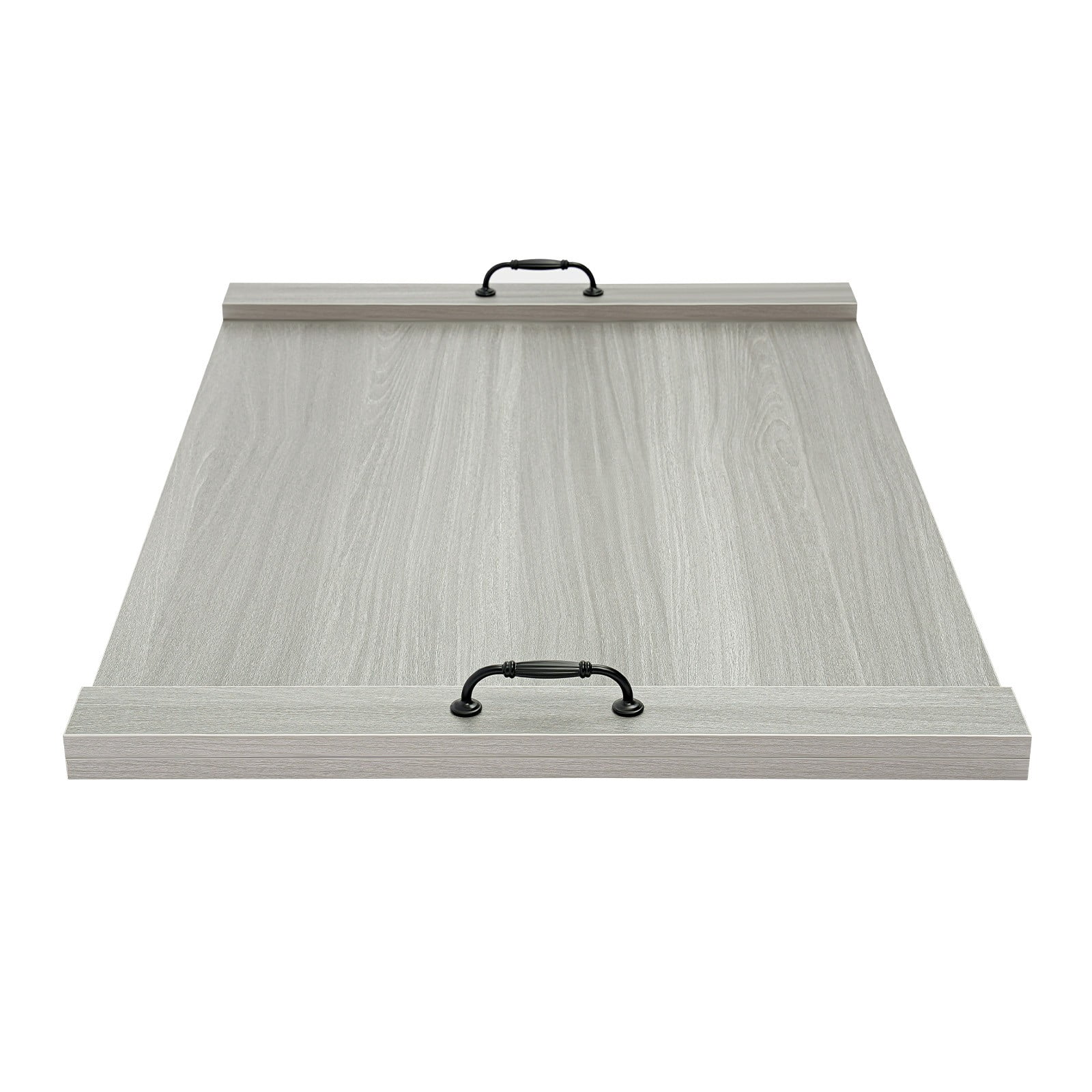 ToppiJoy Stove Top Cover with Handles, 30 x 22 Inch Noodle Board, Solid Wood & Melamine, Multifunctional Kitchen Countertop Protector, Space-Saving & Easy to Clean