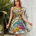 thumbnail image 7 of Comics Pop Art Dress Summer Street Style Dresses Female Sleeveless Printed Sundress, 7 of 7