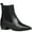 Black, variant on Womens Leather Ankle Boots