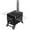 Black, variant on Outdoor Camping Wood-burning Stove Firewood Stainless Steel Foldable Heater with Tent Fire Window Patio Fireplace Campfire Cooking Ideal for Picnics