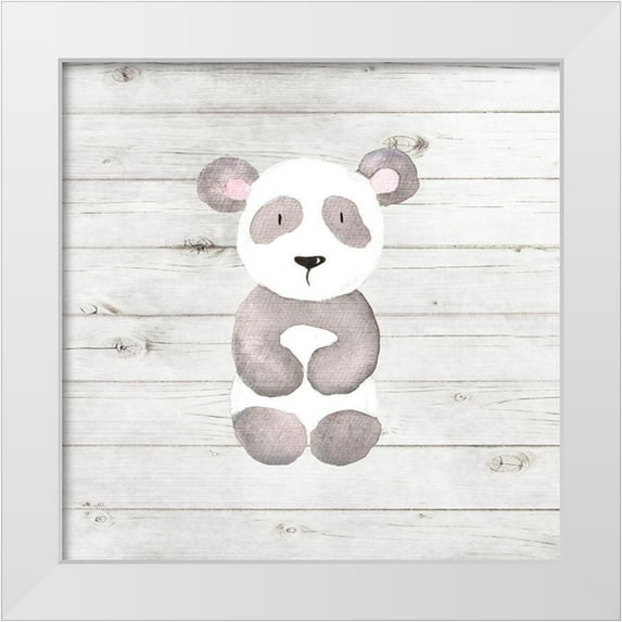 Robinson, Tamara 15x15 White Modern Wood Framed Museum Art Print Titled - Watercolor Panda