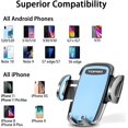 thumbnail image 4 of Car Cup Holder Phone Mount Adjustable Automobile Cup Holder Smart Phone Cradle Car Mount for iPhone 13 Pro/XR/XS Max/X/8/7 Plus/6s/Samsung S10+/Note 9/S8 Plus/S7 Edge (Blue), 4 of 6