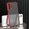 thumbnail image 6 of Case for Samsung Galaxy A32 5G/M32 5G Thin Shockproof Phone Case PC Back TPU Bumper [Protect from Fingerprint/Shock/Scratch/Slip] Translucent Matte Phone Cover for Samsung A32 5G/M32 5G-Red, 6 of 6