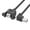 0.3m Bend right, variant on USB TypeB Printer Cable 480Mbps with Screws for Panel Mount High Speed Printing and Scanning Flexible 90Degree Elbow