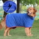 thumbnail image 2 of Albornoz para mascotas, toalla absorbente de microfibra para perros, ropa para perros grandes, 2 of 6