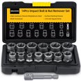 thumbnail image 1 of Kit extractor de pernos GRLCOOD de 14 piezas con adaptador de 3/8", 1 of 7