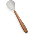 thumbnail image 2 of Nambe Curvo Wood and Stainless Steel Serving Spoon, 2 of 7
