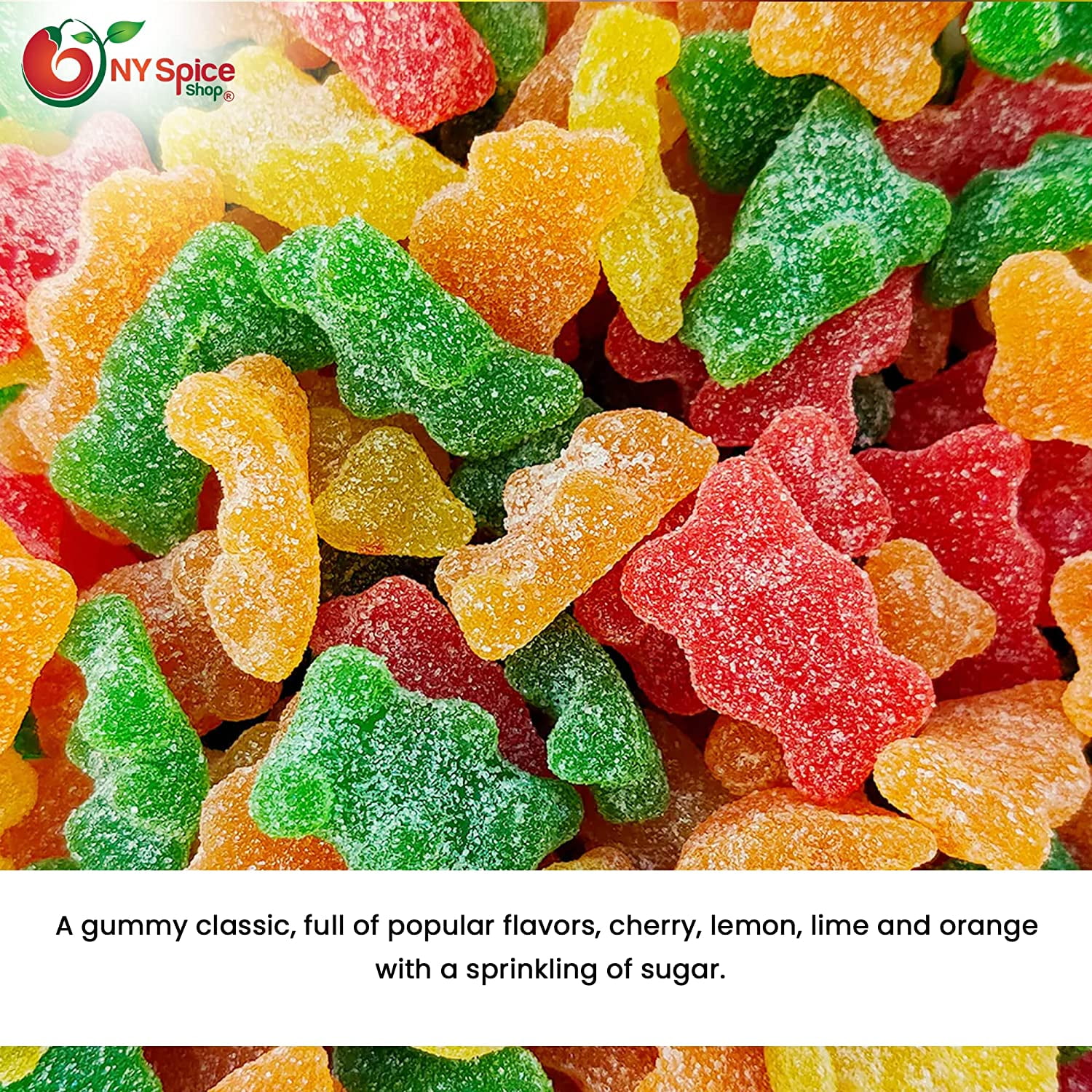 NY Spice Shop Jelly Bears Super Sour - 5 Pound - Jelly Candy