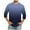 Dark Blue, variant on XuJwPNcy 3/4 Sleeve Shirts for Men Big and Talls Casual Round Neck T-Shirts Trendy Gradient Color Tees Summer Clothes