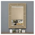 thumbnail image 3 of Alieon Wooden and Rattan Mirrors, Boho Rectangle Wall Mirror for Living Room, Bedroom, 37.8'', 3 of 6