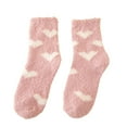 thumbnail image 2 of Xunlbb Winter Warm Socks Women's Slippers Socks Coral Fleece Socks, 2 of 4