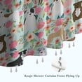 thumbnail image 6 of Cute Pitbull Terriers Dog and Flower Shower Curtain 72"x72" ,Bathroom Decorative Shower Curtains Set with 12 Hooks,Modern Waterproof Washable Shower Curtain, 6 of 6