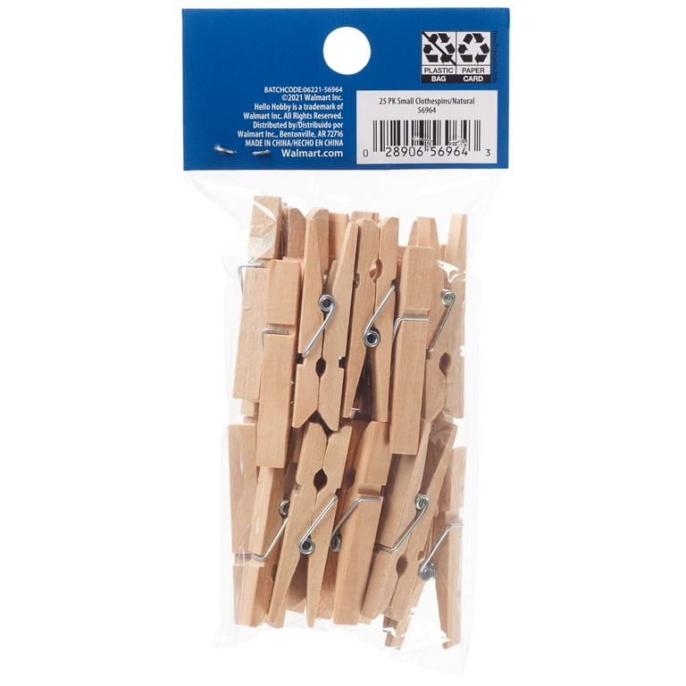 Make It Love It Small Clothespins Brown