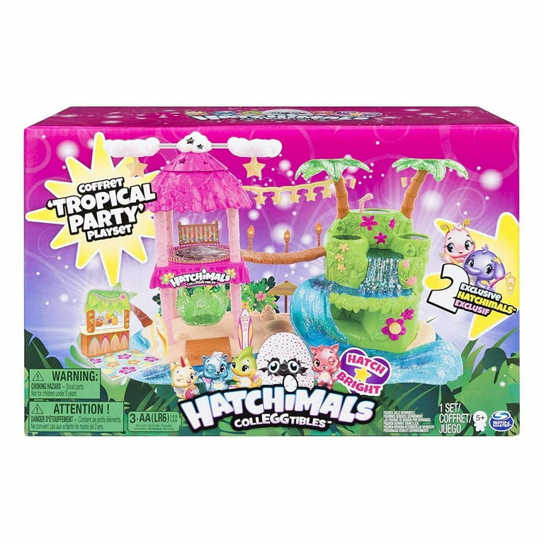 Hatchimals colleggtibles tropical party playset outlet