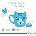 thumbnail image 2 of Servette Home Cat Coffee Mugs for Cat Lovers Live,Love,Meow!, 2 of 6