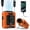 Orange, variant on MIMIRGB Portable Waist Fan, Rechargeable 10000mAh Belt Clip Personal Cooler with LED Light, 5 Speed Strong Airflow Neck Hanging Fan for Outdoor Working, Orange