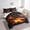 Black Red 01, variant on Fire Skull Bedding Set 3D Flame Skull Bed In A Bag With Sheets For Adults Men Bedroom Decor,Gothic Skeleton Twin Comforter Set 7 Piece Fiery Style Black Tint Soft Lightweight Bed Set