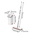 thumbnail image 3 of Huanglei Mop And Bucket Set 360° Rotatable Flat Mop For Floor Cleaning Wall Mop Cleaner With 52, 3 of 5