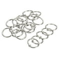 thumbnail image 1 of Unique Bargains Metal Binder Rings, Detachable, Silver Tone, 20 Count, 20 Pack, 1 of 5
