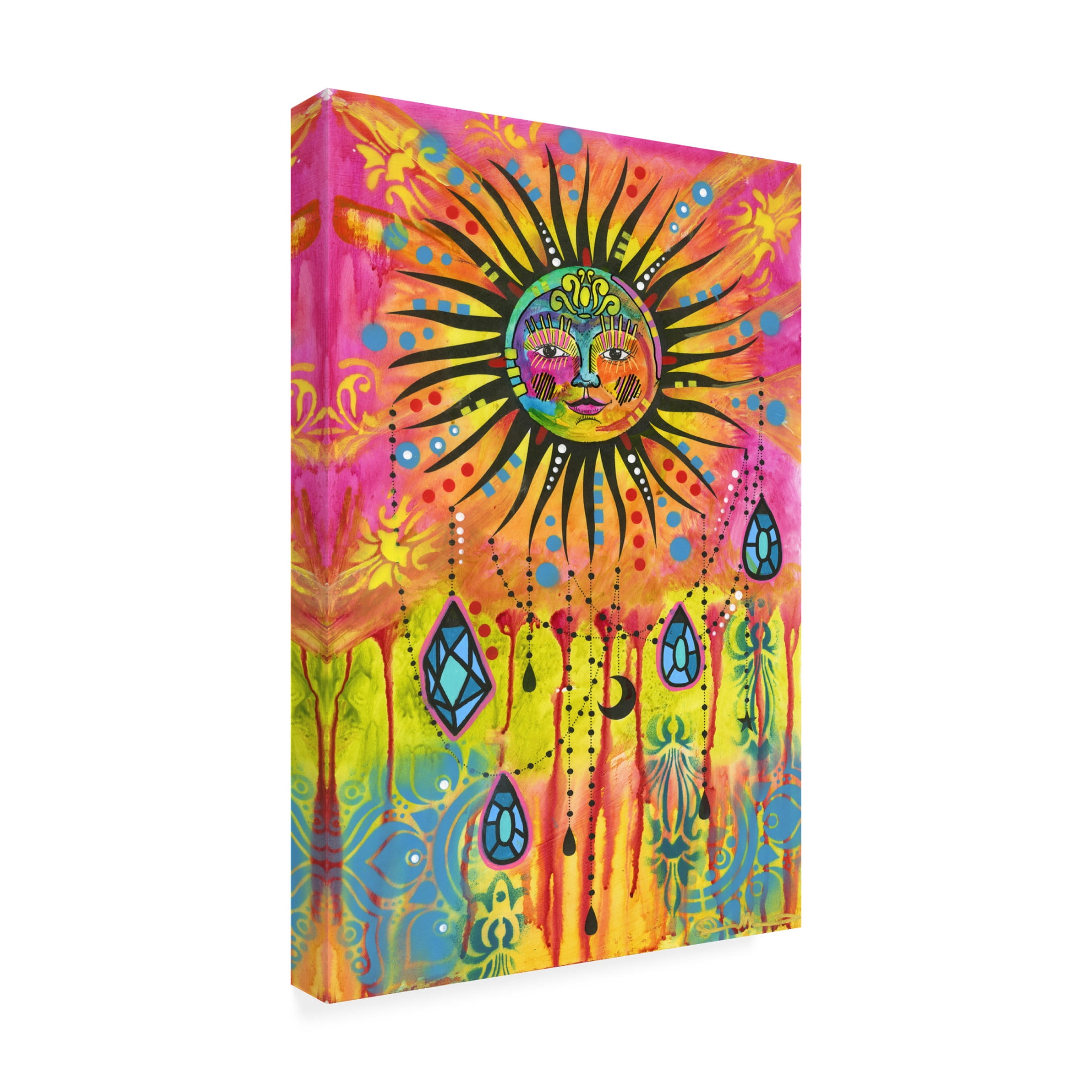 Canvas Wall Art - Dean Russo 'Cosmic Balance 3' Wall Art for Living Room, Bedroom, or Office Décor by Trademark Fine Art - 30 x 47 Inches
