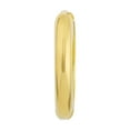thumbnail image 6 of Honey Crush Real 14K Yellow Gold Polished Medium Hoop Earrings (2mm, 13mm), 6 of 7