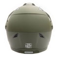 thumbnail image 5 of Motorcycle Full Face Helmet DOT Street Legal DOUBLE VISOR Comes with Clear Flip Up Shield and Retractable Inner Smoked Shield – Matte Black (Medium), 5 of 6