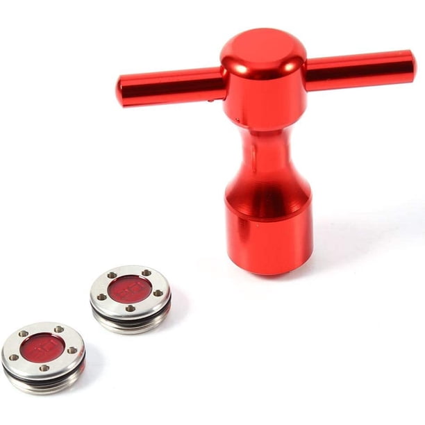 Llave de llave de golf, 2 piezas Juego de pesas de putter de alta resistencia Compatible con putters Accesorio de reemplazo de golf (10 g)