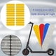 thumbnail image 5 of Soidarity Pegatina reflectante para patinete, Reflector impermeable, almohadilla de PVC, reemplazo de etiqueta de advertencia de luz resistente a la Bicicletas eléctricas Amarillo Soidarity OD000859-03, 5 of 6