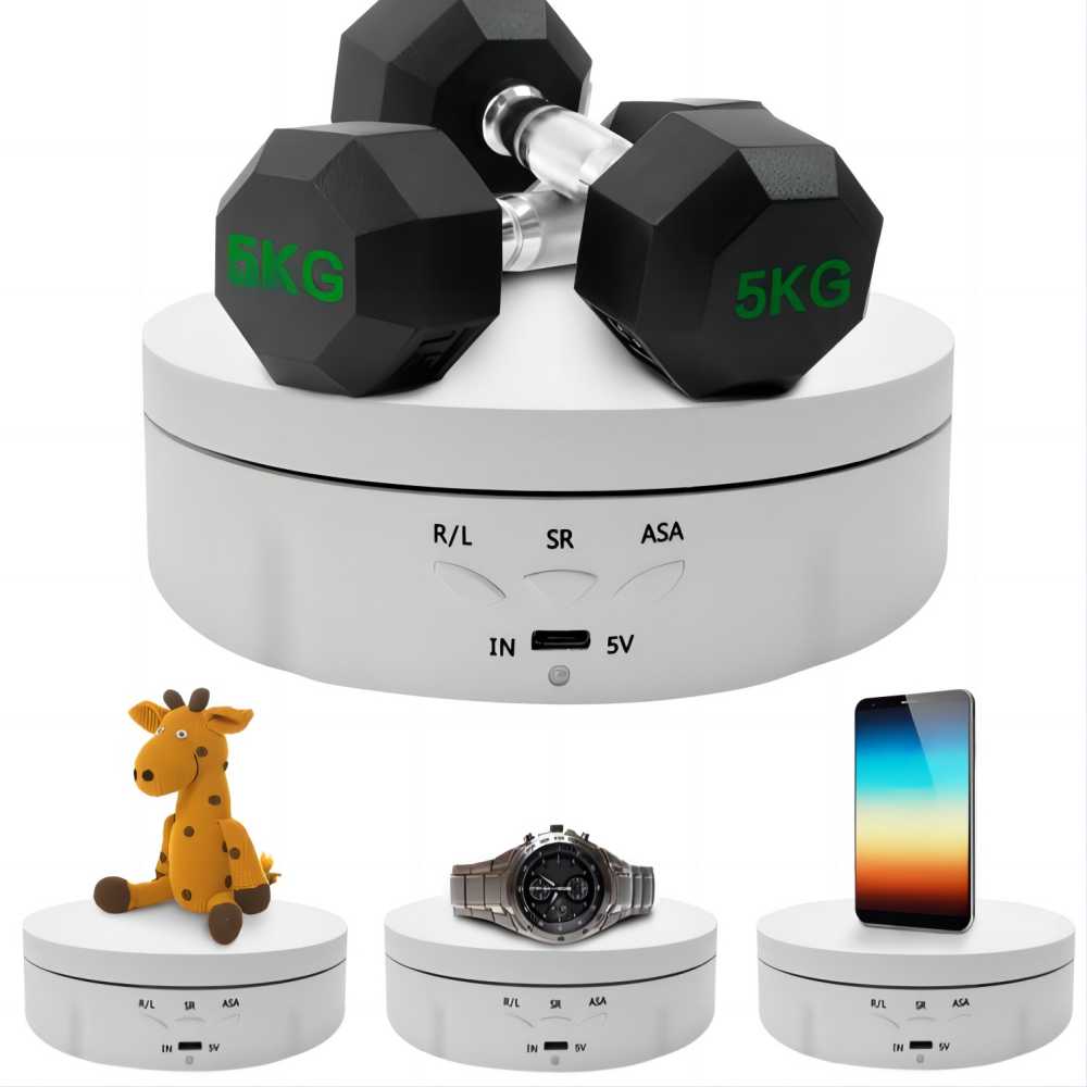 Rotating Display Stand for Tumblers 5.74inch /22LB Load, 360 Degree Turner Cup Rotating Display