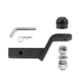 thumbnail image 4 of 3 Inch Drop Tow Bar W/50 MM 2 Inch Ball Cover Mount Tongue Hitch Trailer Car RV Boat Parts Accessories ,Corrosion Resistance, 4 of 6