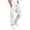 White, variant on Guluxicc Boys Cargo Pants with Mutil Pockets Drawstring Elastic Waist Loose Casual Outdoor Hiking Trousers for Kids 5-15Years
