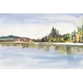 thumbnail image 2 of Art.com Lakeside Reflections Stretched Canvas Print Wall Art by Lora Gold, 18" x 12", 2 of 4
