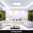 thumbnail image 5 of CHUANK 2 Pack 9W LED Ceiling Light Square Recessed Ceiling Light Ultra-thin Downlight Flat Panel Lamp 4000-4500K(Neutral White Light) - 5H0XT, 5 of 5