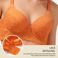thumbnail image 5 of Afdoent Bras for Women Elegant Lace Underwire Bra for Push Up Support and Comfy Everyday Bra, 5 of 6