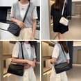 thumbnail image 2 of URSOFINE Genuine Leather Crossbody Bag for Women Flap Over Shoulder Handbag Multi-Pocket Small Hobo Purse for Daily Use, 2 of 7