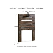 Signature Design by Ashley Casual Drystan Twin Panel Headboard Multi