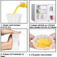 thumbnail image 3 of vaso para helado de naranja, vaso exprimidor de congelación rápida de 150 ml, doble, 3 of 5