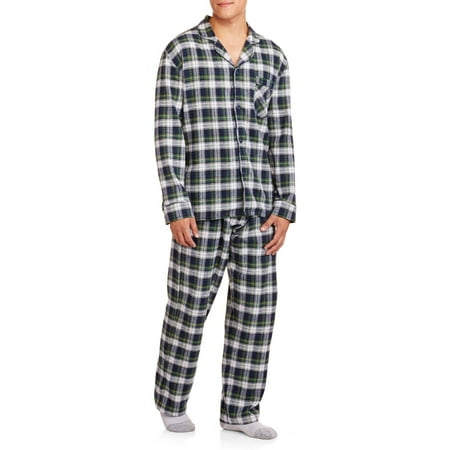 Hanes - Hanes Big Men's Flannel Pajama Set - Walmart.com