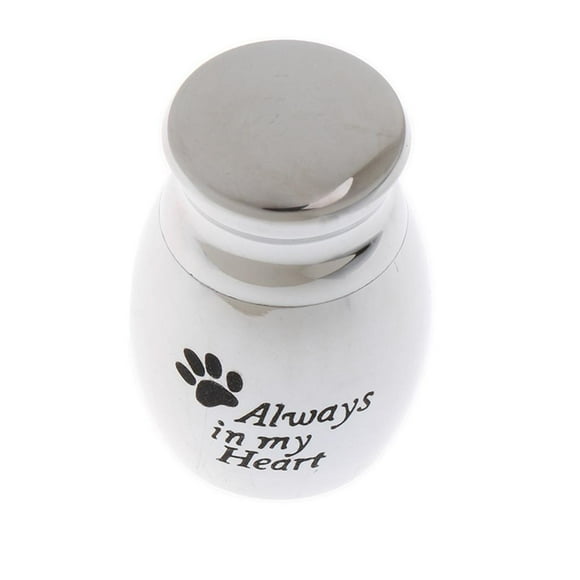 Recipiente de de Ceniza Conmemorativa Pet / Cenizas Cremación de Ataúd Funerario Pata siempre corazón Zulema Pet Funeral Memorial Urn