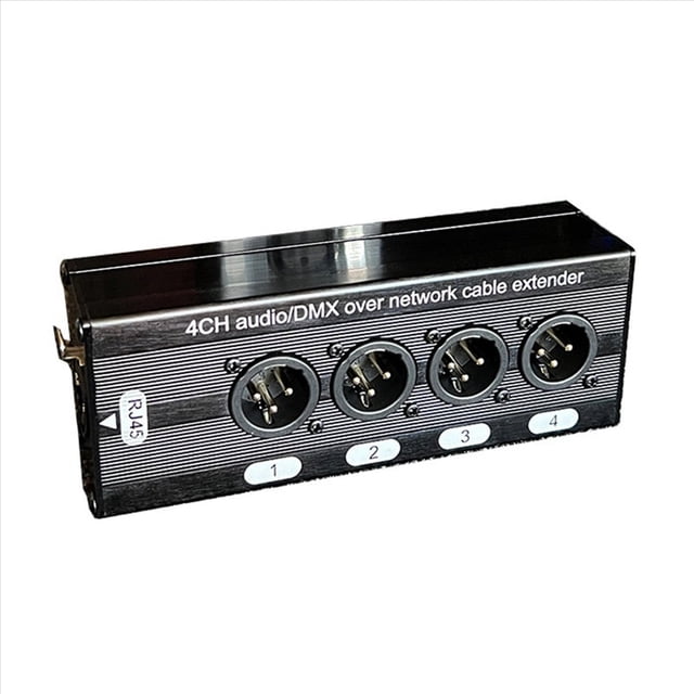 6 Pcs 4-Canaux 3-Broches XLR Audio et sur Rallonge de Câble Réseau, Rallonge de Signal Réseau DMX512, Mâle