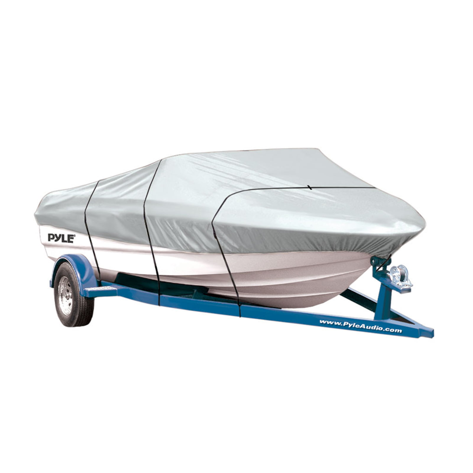 PyleSports PCVHP440 Armor Shield Pontoon Boat Cover 17'-20'L Beam Width to 96''