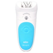Braun Silk-Ãpil 5 5-810 Epilator for Women for Gentle Hair Removal, White/Turquoise
