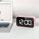 thumbnail image 3 of Reloj de escritorio con música Bluetooth LED, espejo de control de voz inteligente de carga, cinco grupos de despertadores, 3 of 5