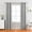 Gray, variant on Stacking Elegant Curtain Panel Pair | 39x78 Inch Blackout Curtains with Round Grommets | Noise Reducing Thermal Insulated Window Treatments for Bedroom