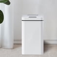 thumbnail image 1 of Cesto de basura inteligente Prácticos contenedores de basura de inducción multipropósito sellados Blanco 18L Baoblaze Cesto de basura, 1 of 8