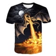 thumbnail image 1 of Camisetas de llama para niños y niñas, ropa de verano, camisetas de manga corta, ropa para niños, nuevas camisetas informales de dibujos animados, disfraces 9T Gao Jinjia LED, 1 of 2